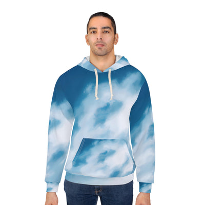 "Amazingly Awesome, Cloudy Skies!" Unisex Pullover Hoodie