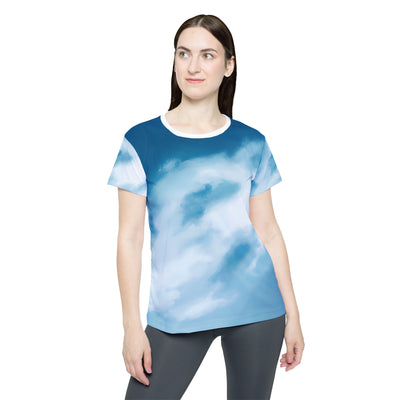 "Amazingly Awesome, Cloudy Skies!" Women's Sports Jersey