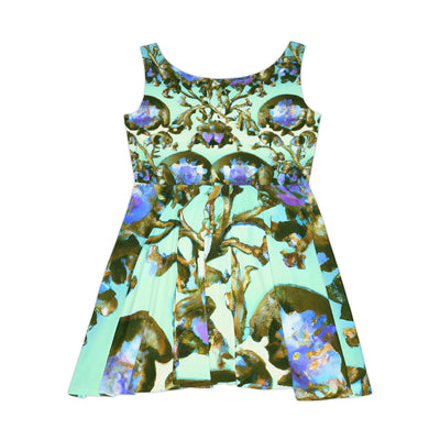 "Rugby Scrum of Color" Women's Skater Dress