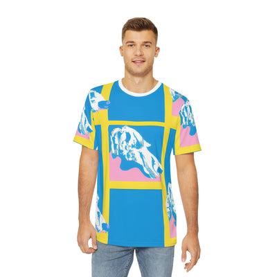 "Furrever Friends - A Celebration of Fun Doggy Adventures Men's Polyester Tee