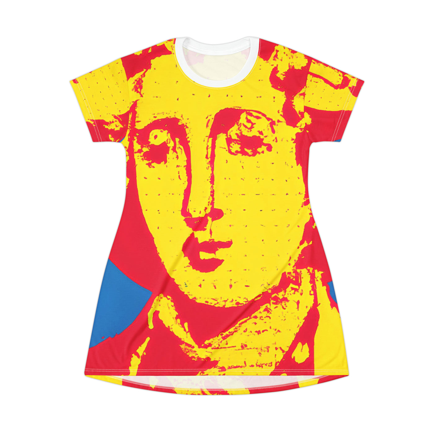 "Mona Lisa's Fabulous Fête! " T-Shirt Dress (AOP)