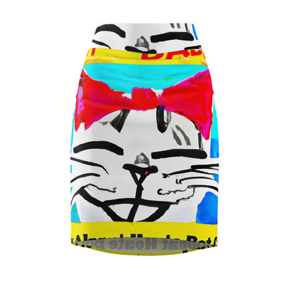 "Purrfect Pals: A Celebration of Happy Cats" Women's Pencil Skirt