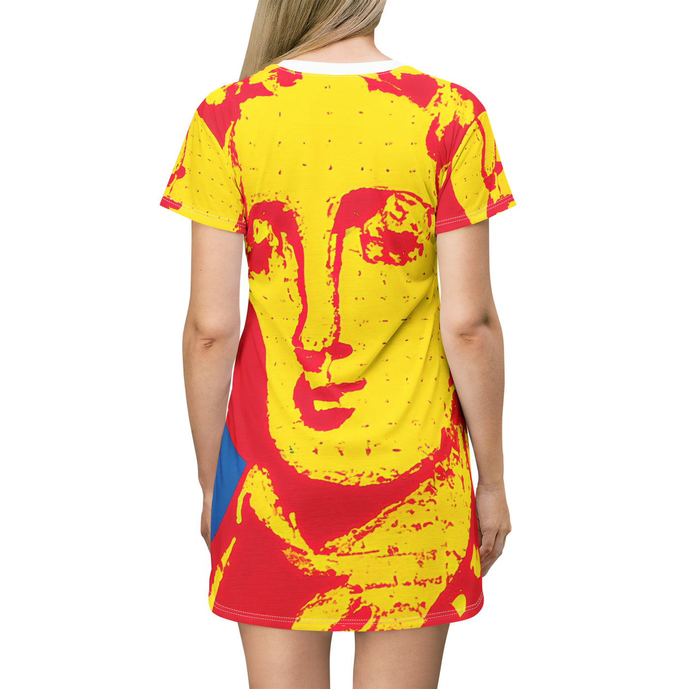 "Mona Lisa's Fabulous Fête! " T-Shirt Dress (AOP)