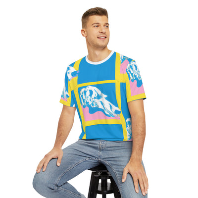 "Furrever Friends - A Celebration of Fun Doggy Adventures Men's Polyester Tee