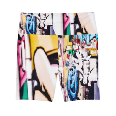 scape

"Clad in Urban Shimmers: A Glittering City Women's Workout Shorts