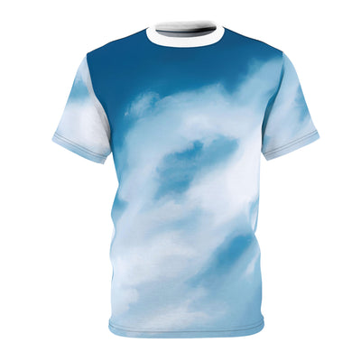 "Amazingly Awesome, Cloudy Skies!" Unisex Cut & Sew Tee