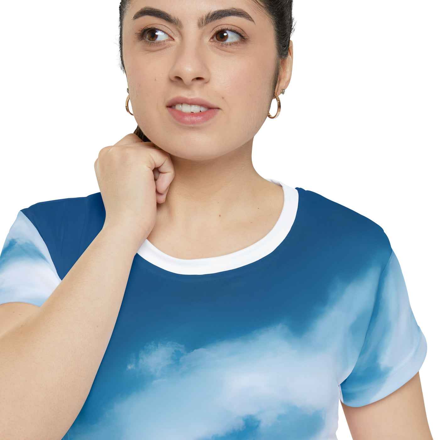 "Amazingly Awesome, Cloudy Skies!" Women's Short Sleeve Shirt