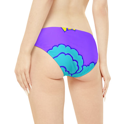 "Amazing Clouds of Colorful Joy!" Strappy Bikini Set (AOP)