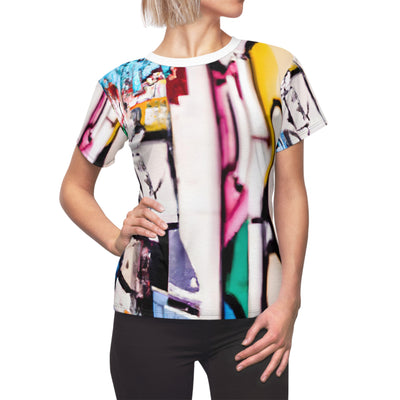 scape

"Clad in Urban Shimmers: A Glittering City Women's Cut & Sew Tee
